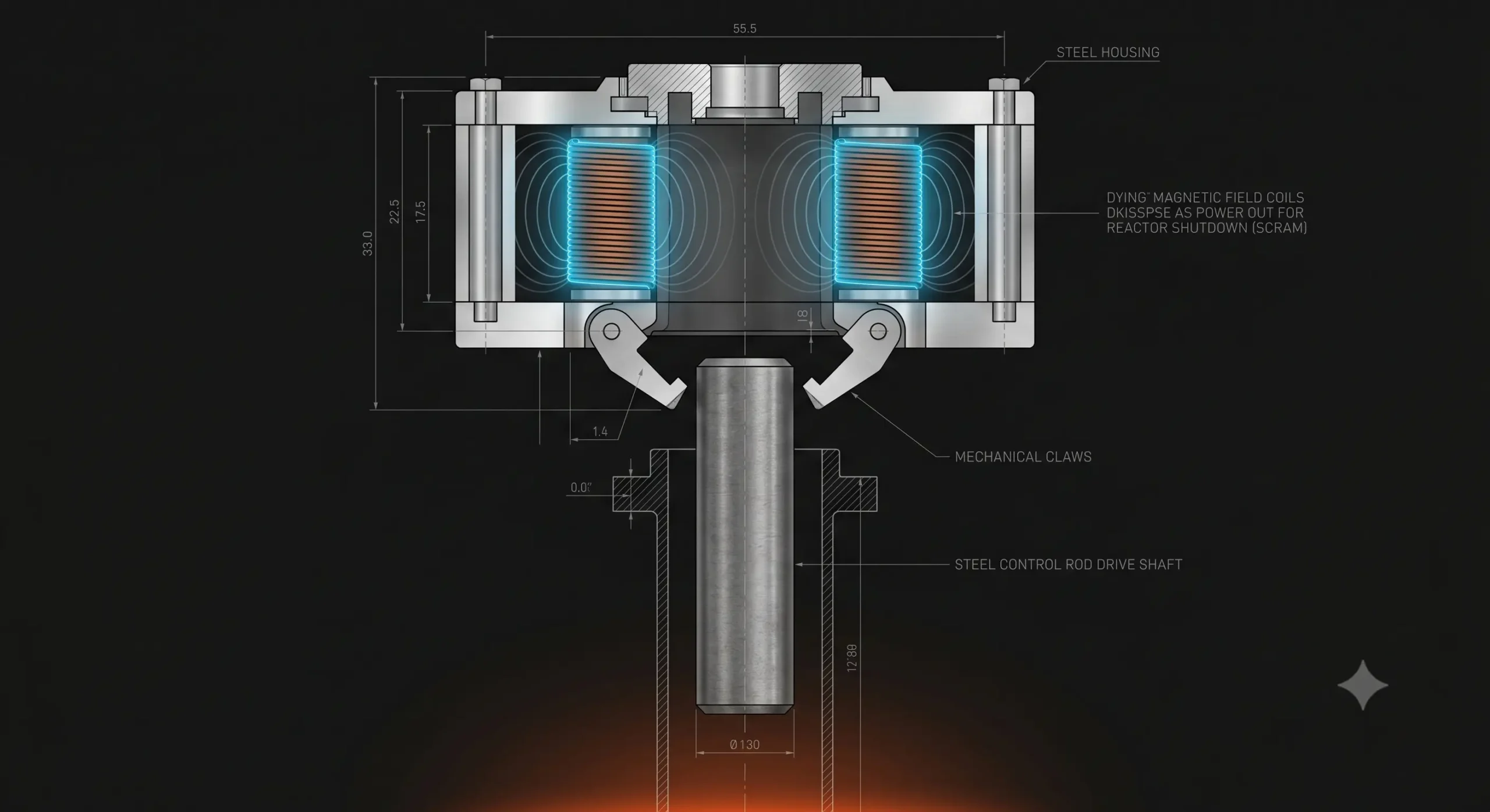 How a Blackout Stops a Nuclear Meltdown