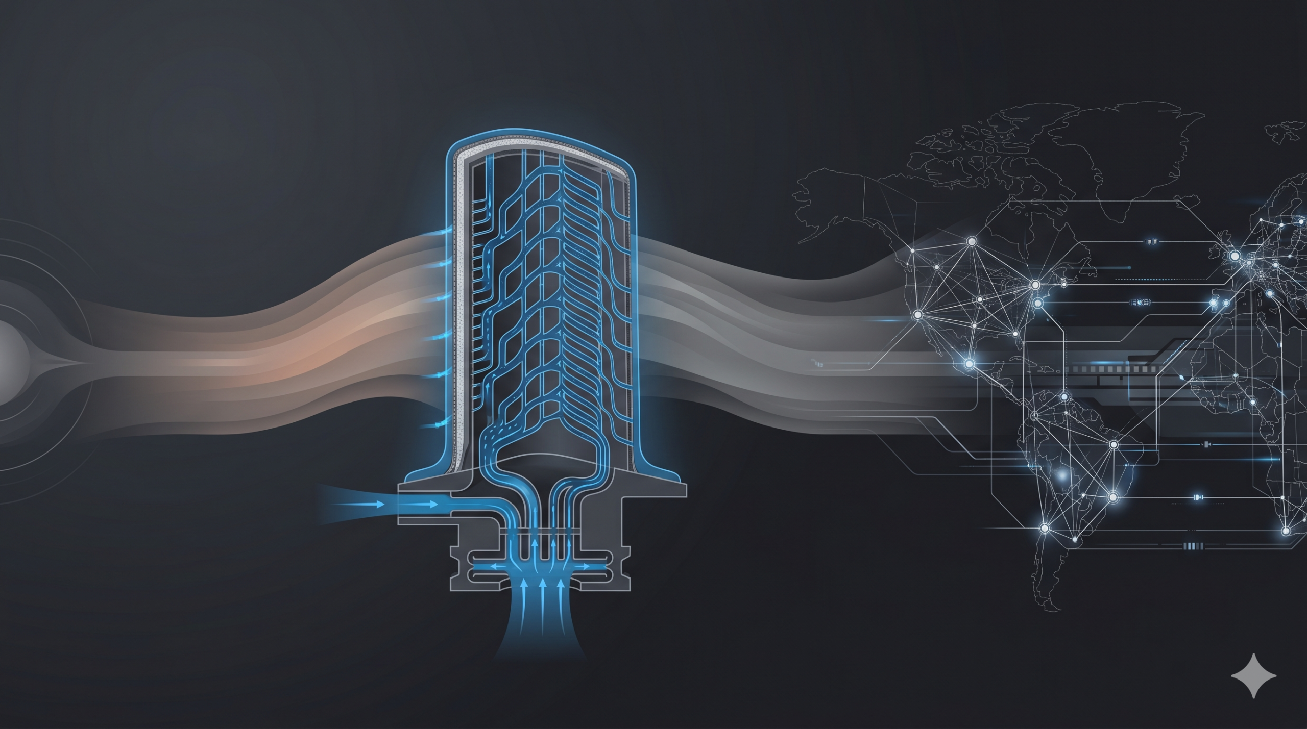 The Single-Crystal Turbine Blade: The Thermodynamic Metallurgy of Continental Power Grids