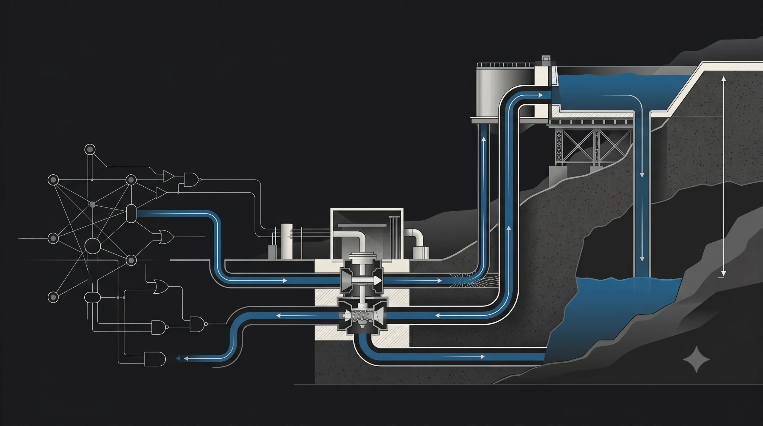 The Pumped Storage Hydroelectric Reservoir: The Gravitational Potential Mechanics of Grid Load Balancing