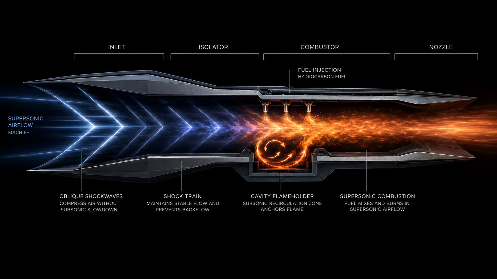 Why Hypersonic Engines Have No Moving Parts