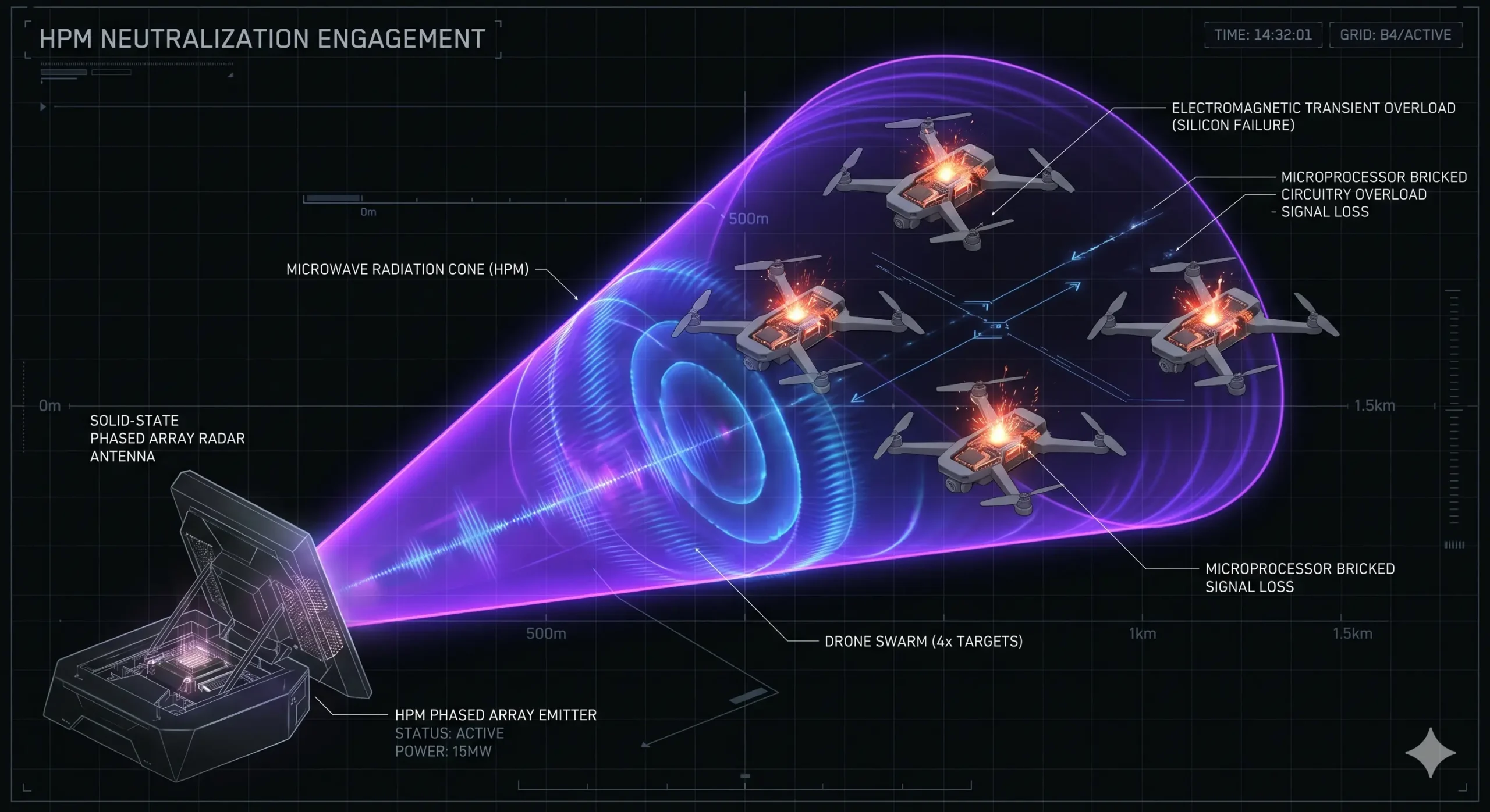 How to Stop a Drone Swarm Without a Missile