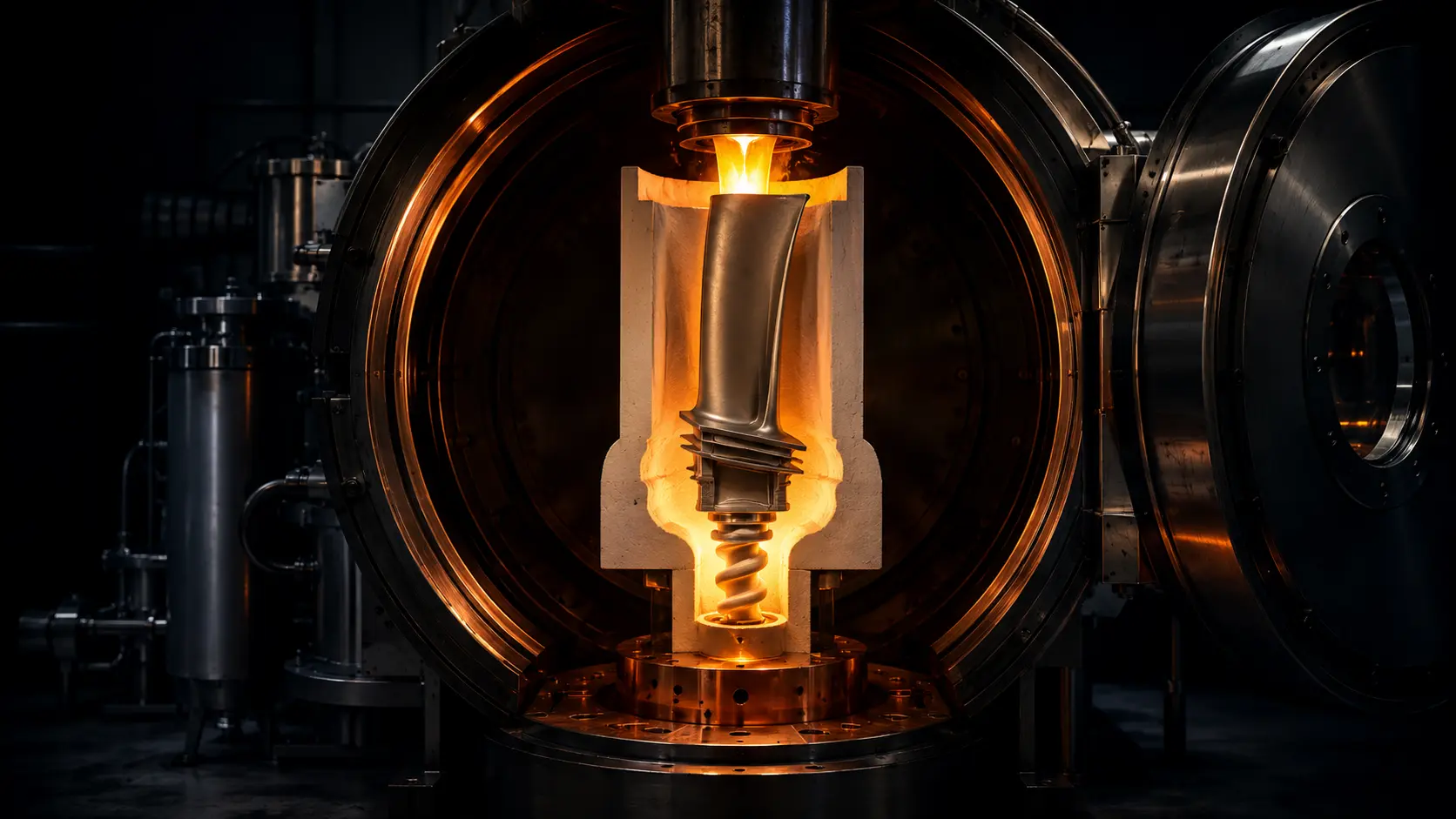 How Vacuum Furnaces Grow Jet Engine Blades