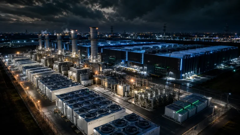 Data center microgrids powering AI servers with behind-the-meter generation