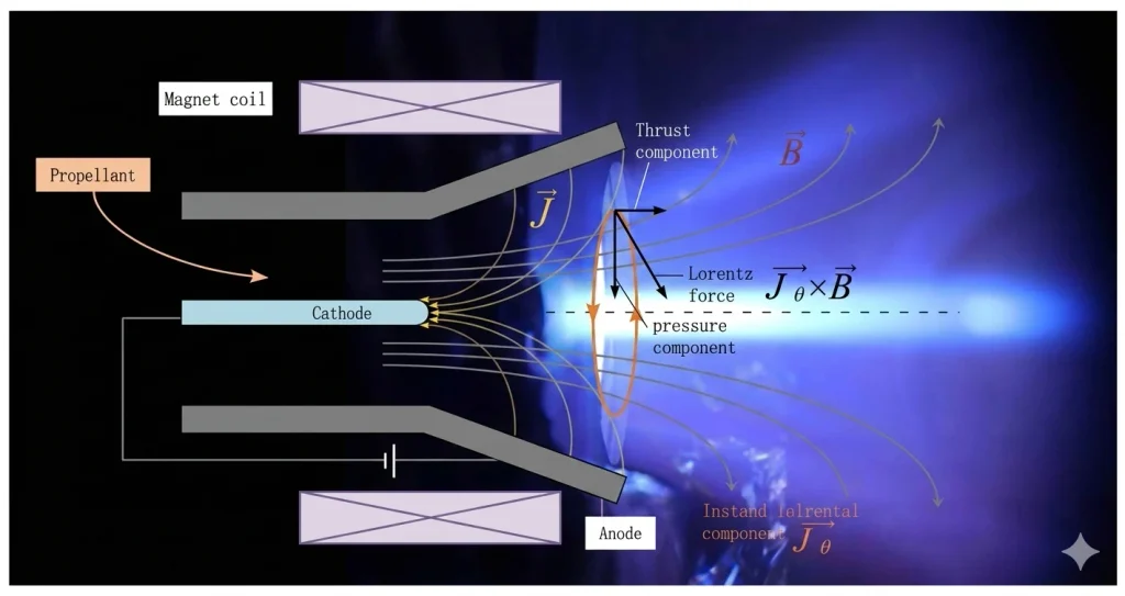 Magnetoplasmadynamic (MPD) Thruster physics