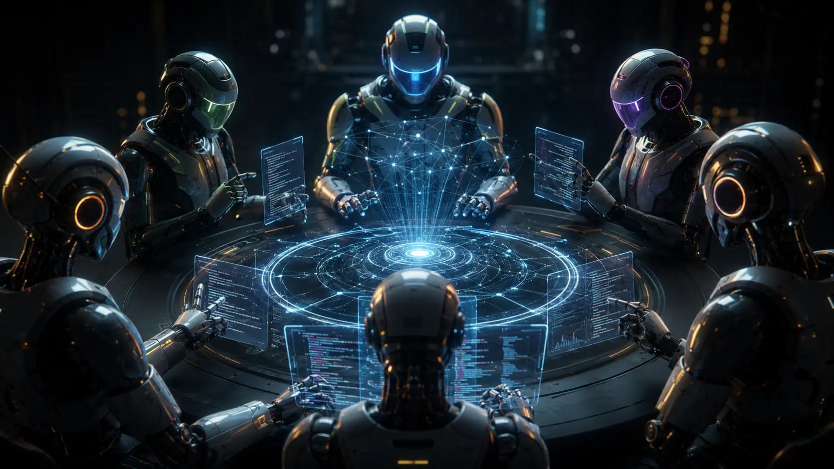 Multi-Agent Systems MAS orchestrating autonomous AI swarms to execute enterprise workflows.