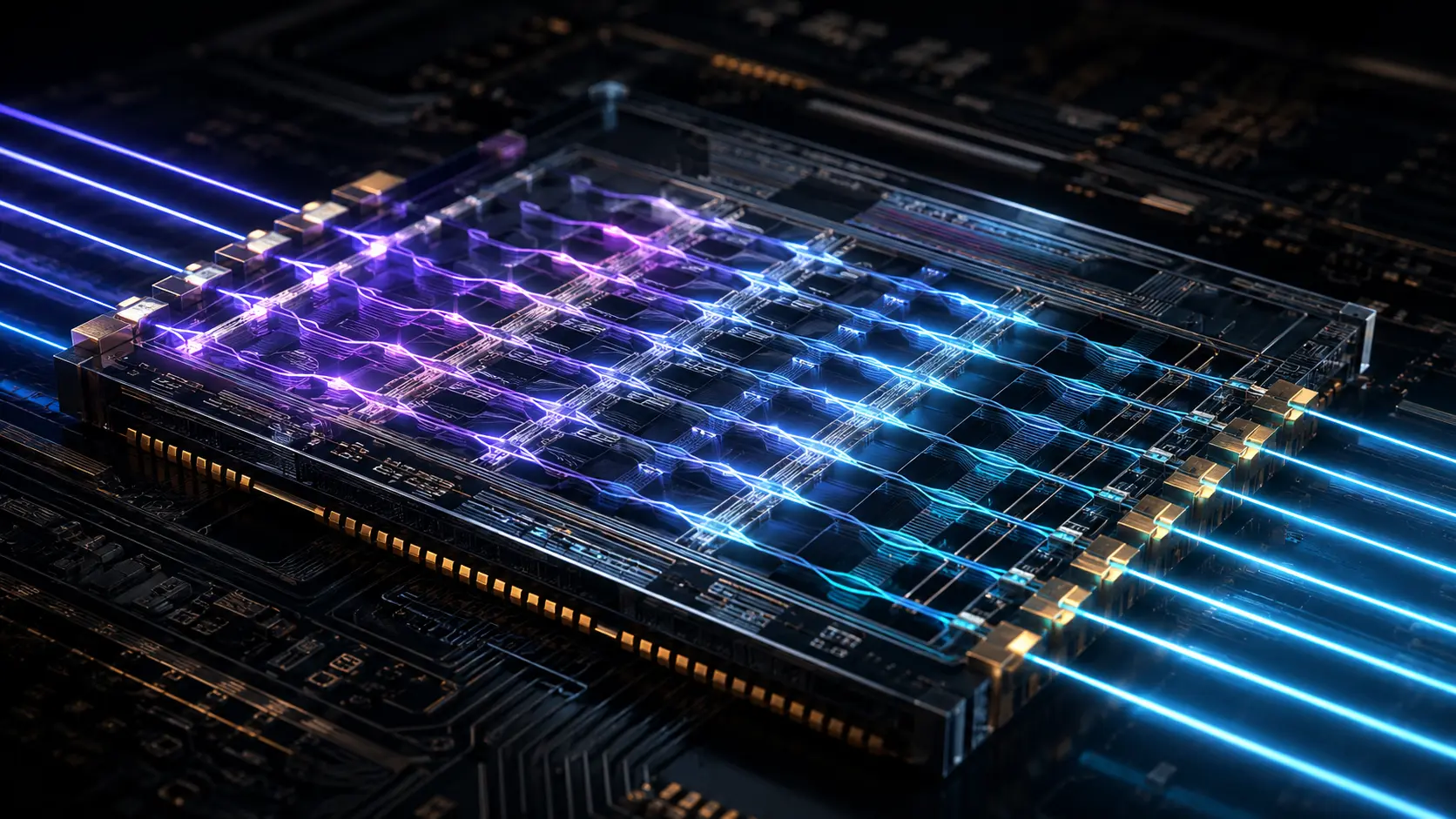 Photonic TPU executing AI matrix multiplication using microscopic lasers and silicon channels