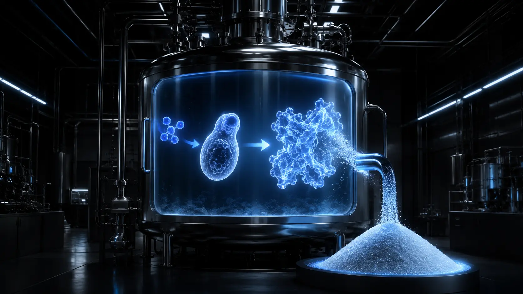 Precision fermentation bioreactor brewing animal-free dairy proteins using engineered yeast