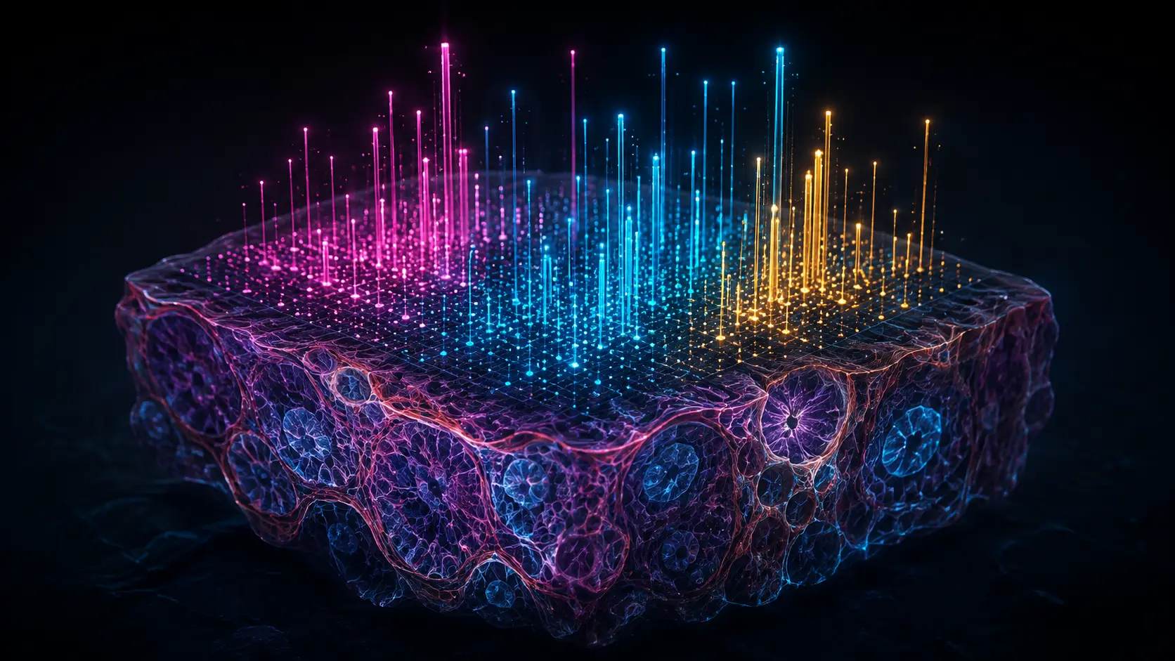 Spatial transcriptomics creating a 3D molecular map of the tumor microenvironment TME