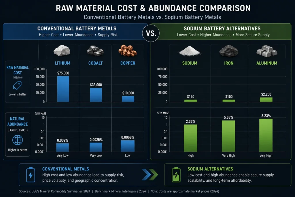 The 0V discharge safety advantage of sodium-ion batteries during shipping.