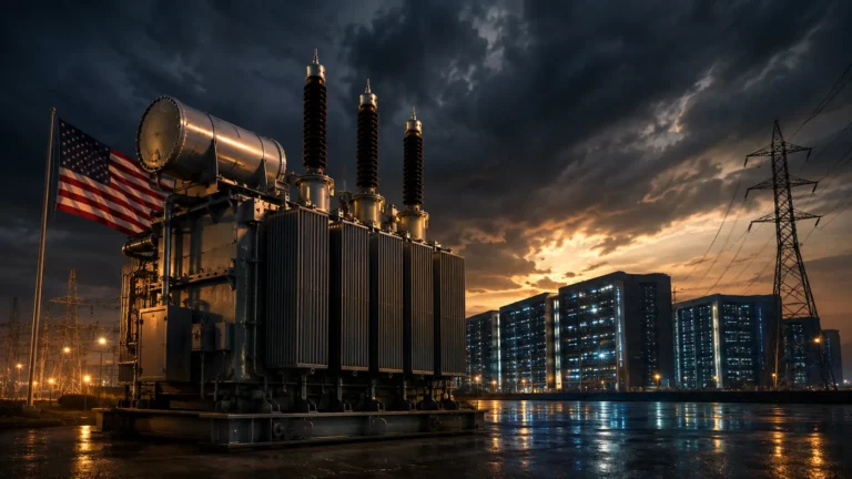 The Defense Production Act (DPA) securing high-voltage transformers for AI data centers.