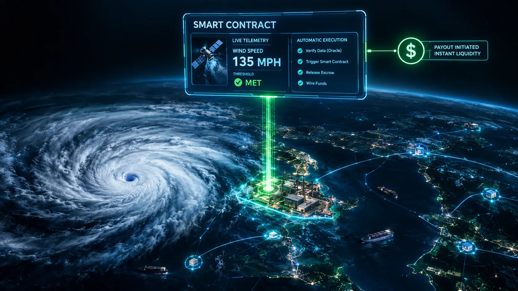 Parametric Climate Insurance: Algorithmic Hedging for Supply Chains