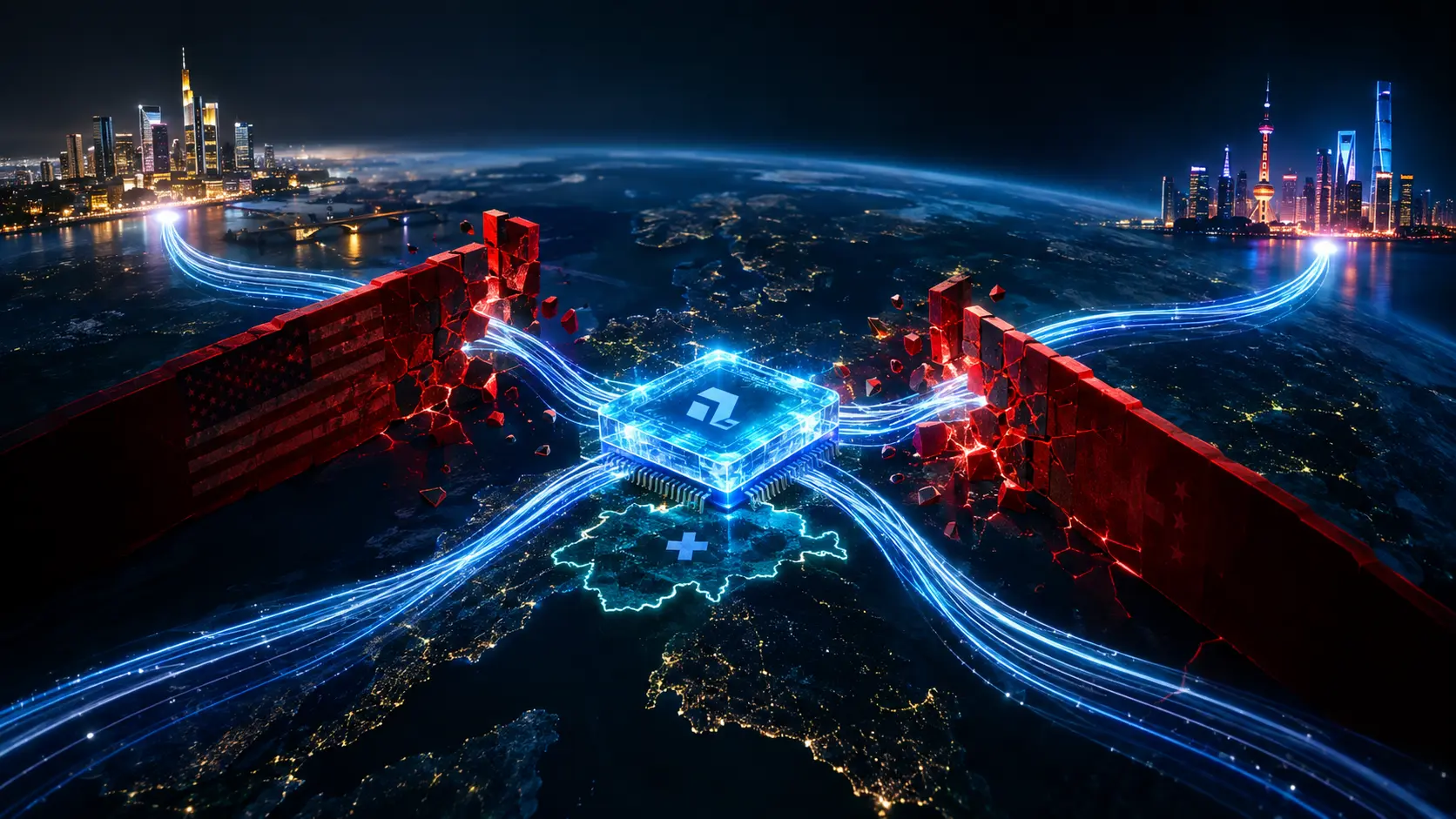 Open-source RISC-V microchip bypassing US semiconductor export controls to achieve silicon sovereignty.