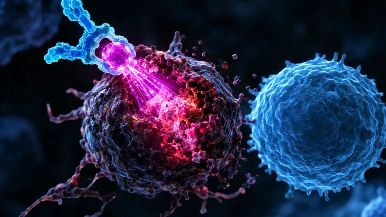 Terbium-161 (Tb-161) Auger electron radioligand therapy destroying a single cancer cell.