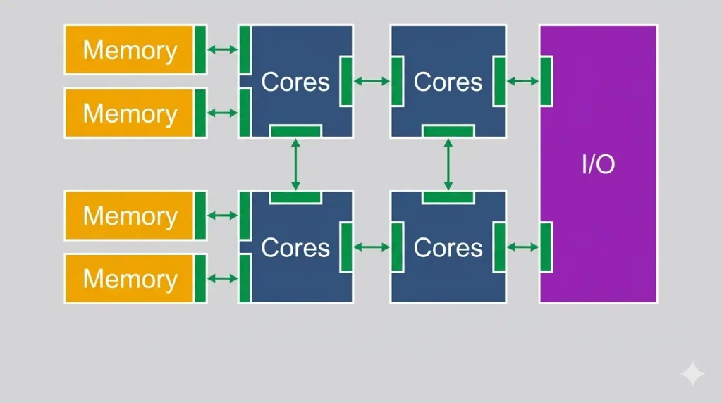 The UCIe standard defines the exact physical and protocol layers required to seamlessly bridge the gap between distinct chiplets within a packaged substrate..